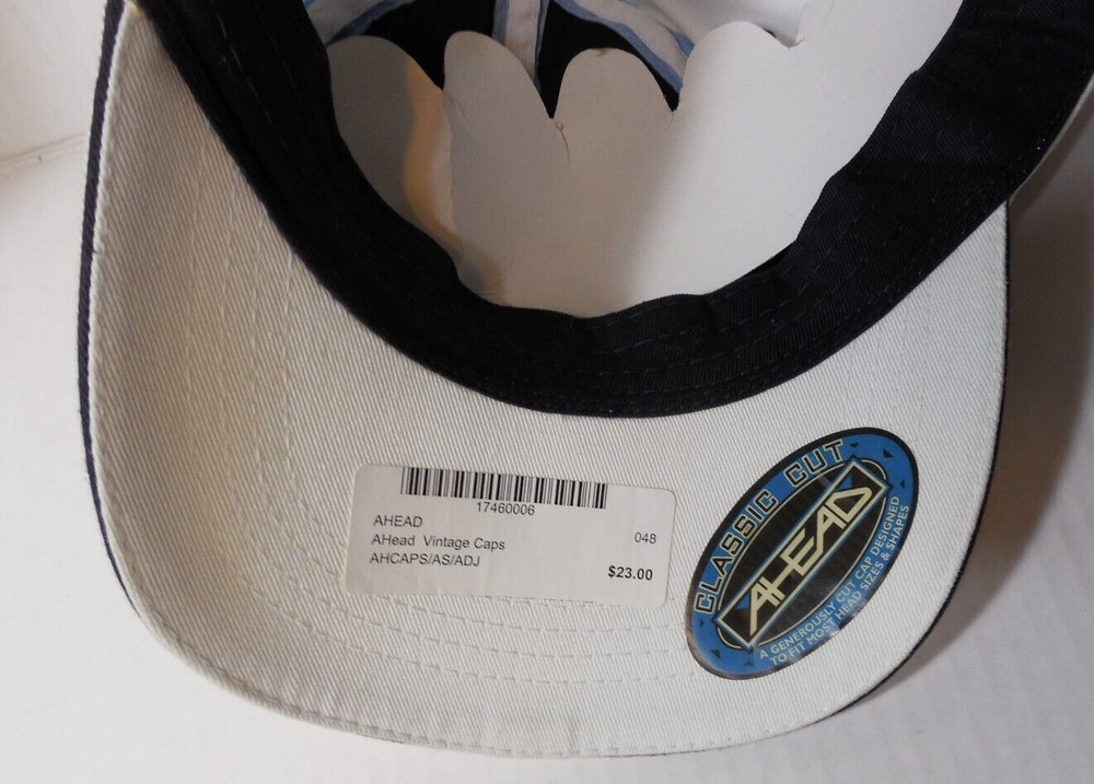 Ahead St. Marlo Classic Cut Strap Back w Tags Hat Cap