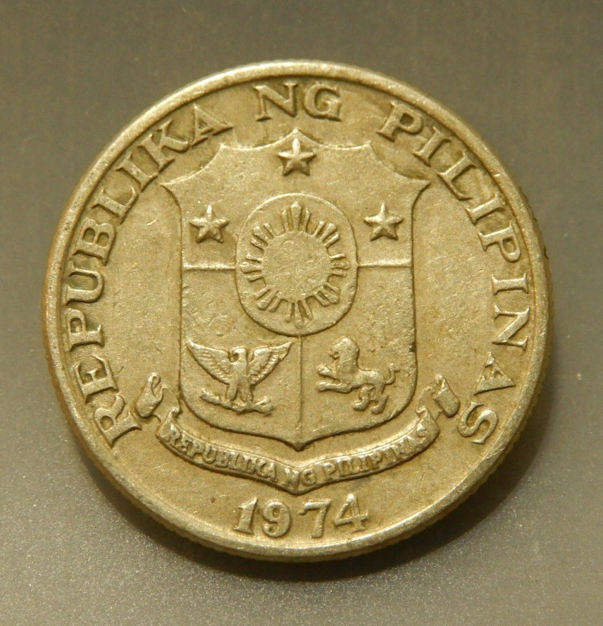 1974 Philippines 25 Centimos Coin