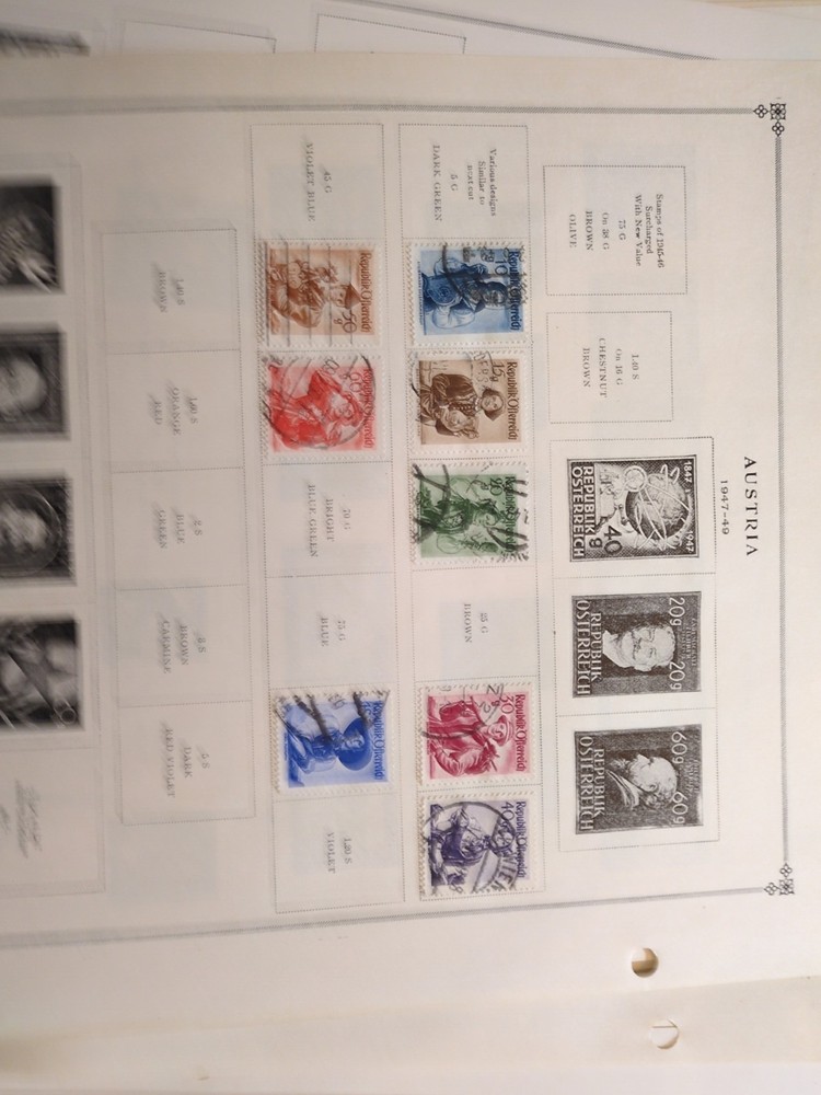 APC Z6445 Scott Internation pages for A countries thru 1951 and some 1955