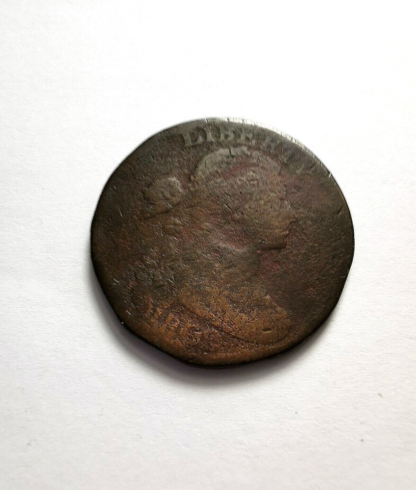 1802 US Draped Bust Large Cent Coin S-227