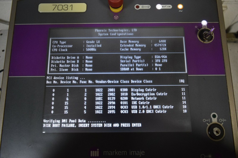 Markem Imaje 7031 Controller Laser Printing