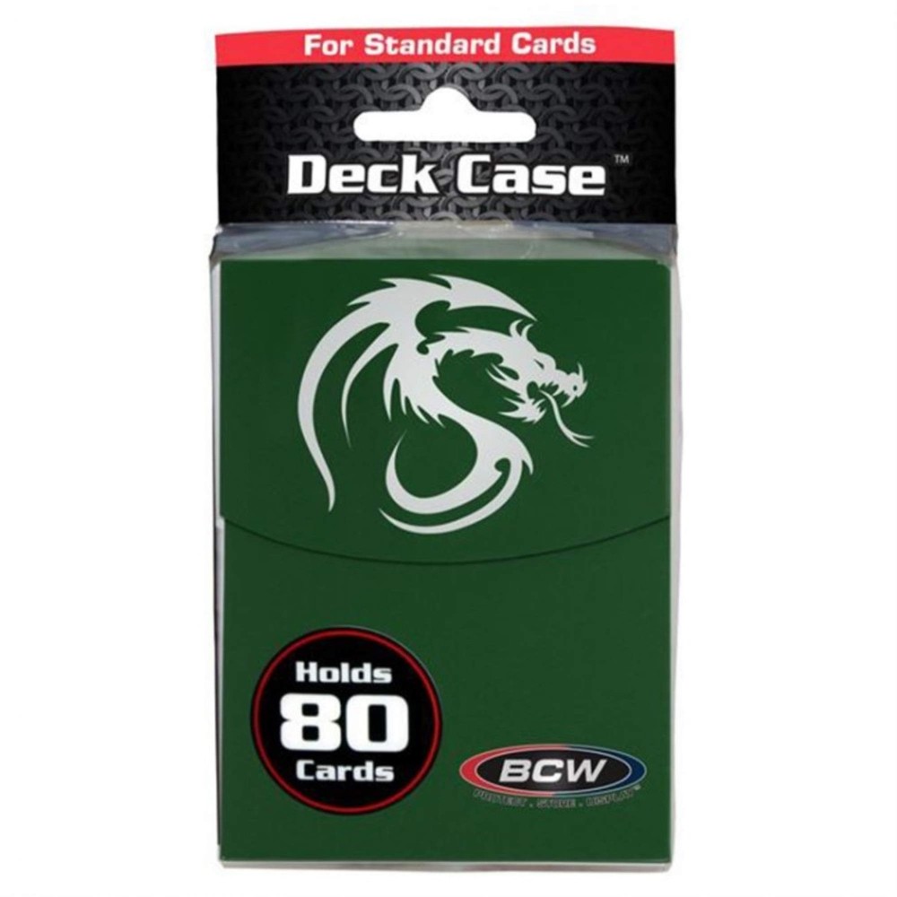 BCW 1-DC-GRN Deck Case Green MTG Magic The Gathering Deck