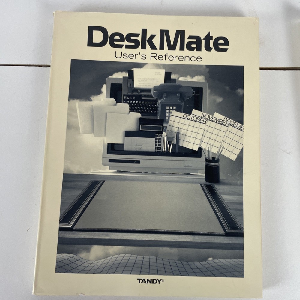 Tandy Deskmate Users Reference Manual 1988 Radio Shack Tandy Computer Manual