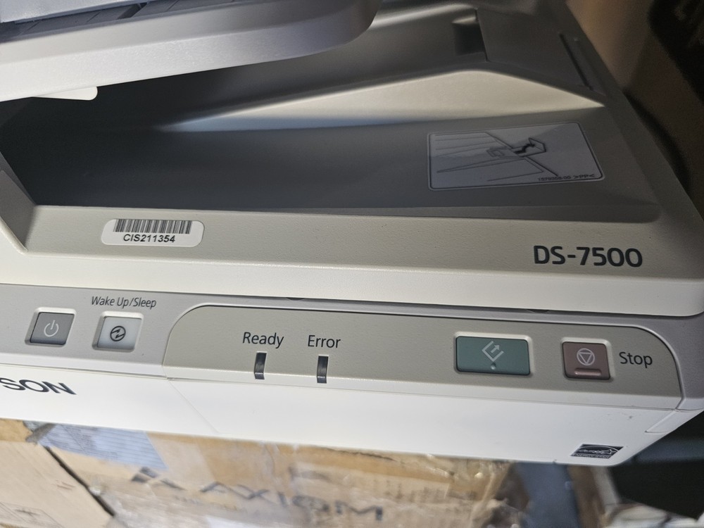 Epson DS-7500 Flatbed High Speed A4 Document Scanner /Power Adapter