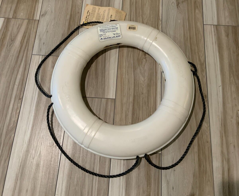 24" White Life Bouy Dolphin Intl.