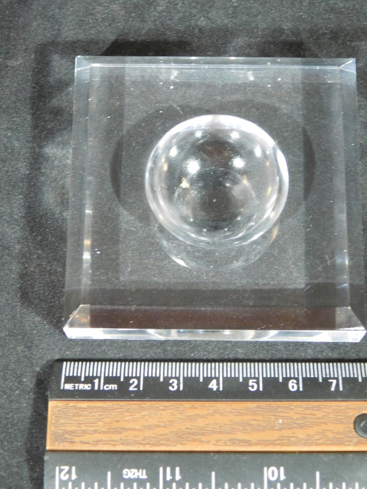 Sphere Display Stand Large Size Clear Lucite