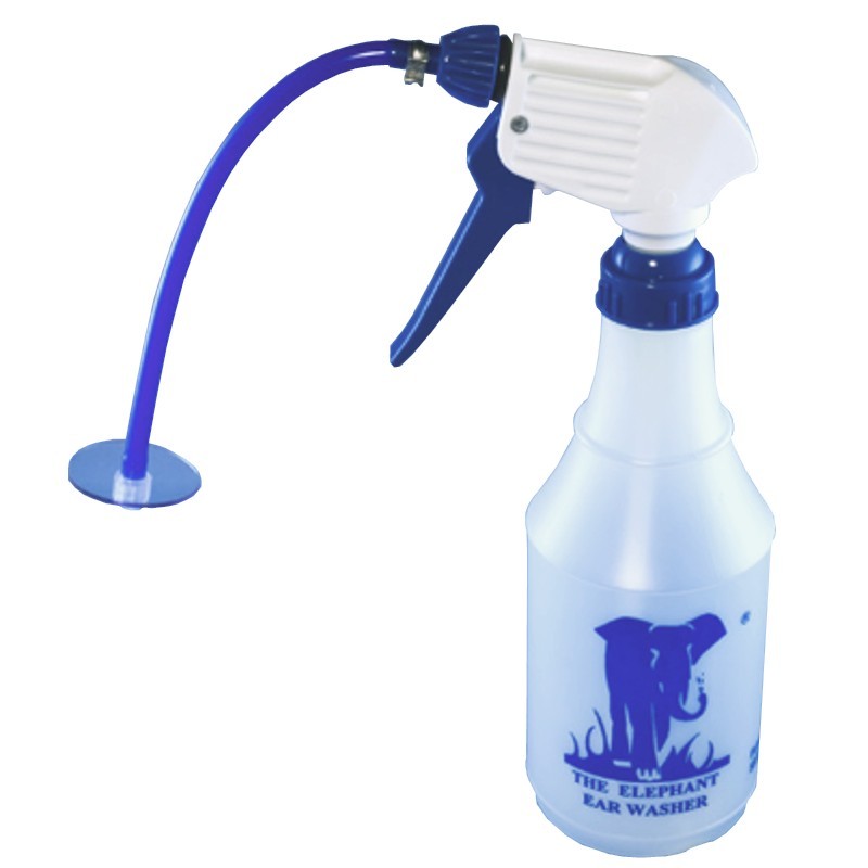 Elephant Ear Washer Bottle System Kit w/Tips, Ear Basin & Washer for Ear Wax