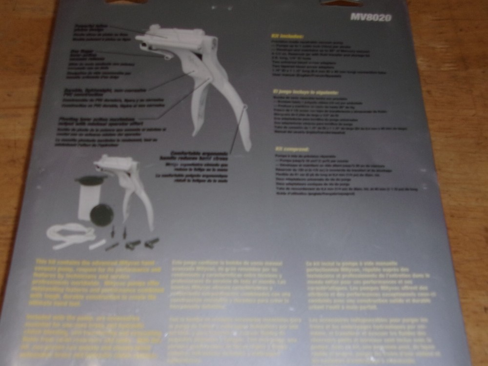 MITY VAC MV8020 BRAKE BLEEDING KIT