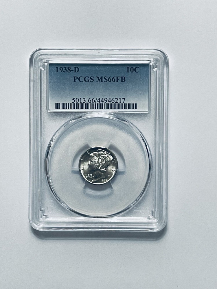 1938-D Mercury Dime PCGS MS66FB