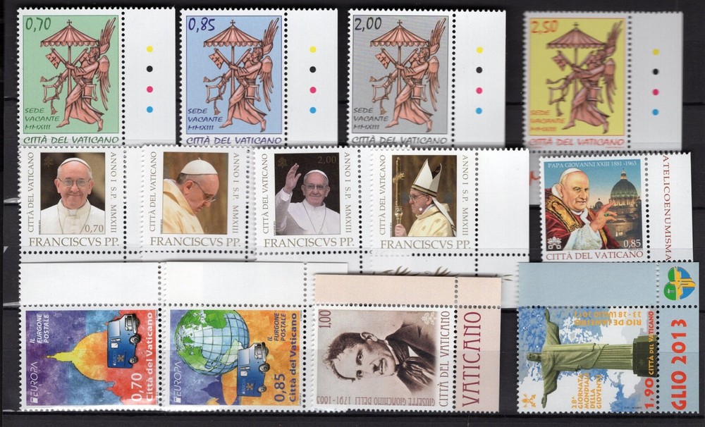 2013 Vaticano annata   Cpl MNH