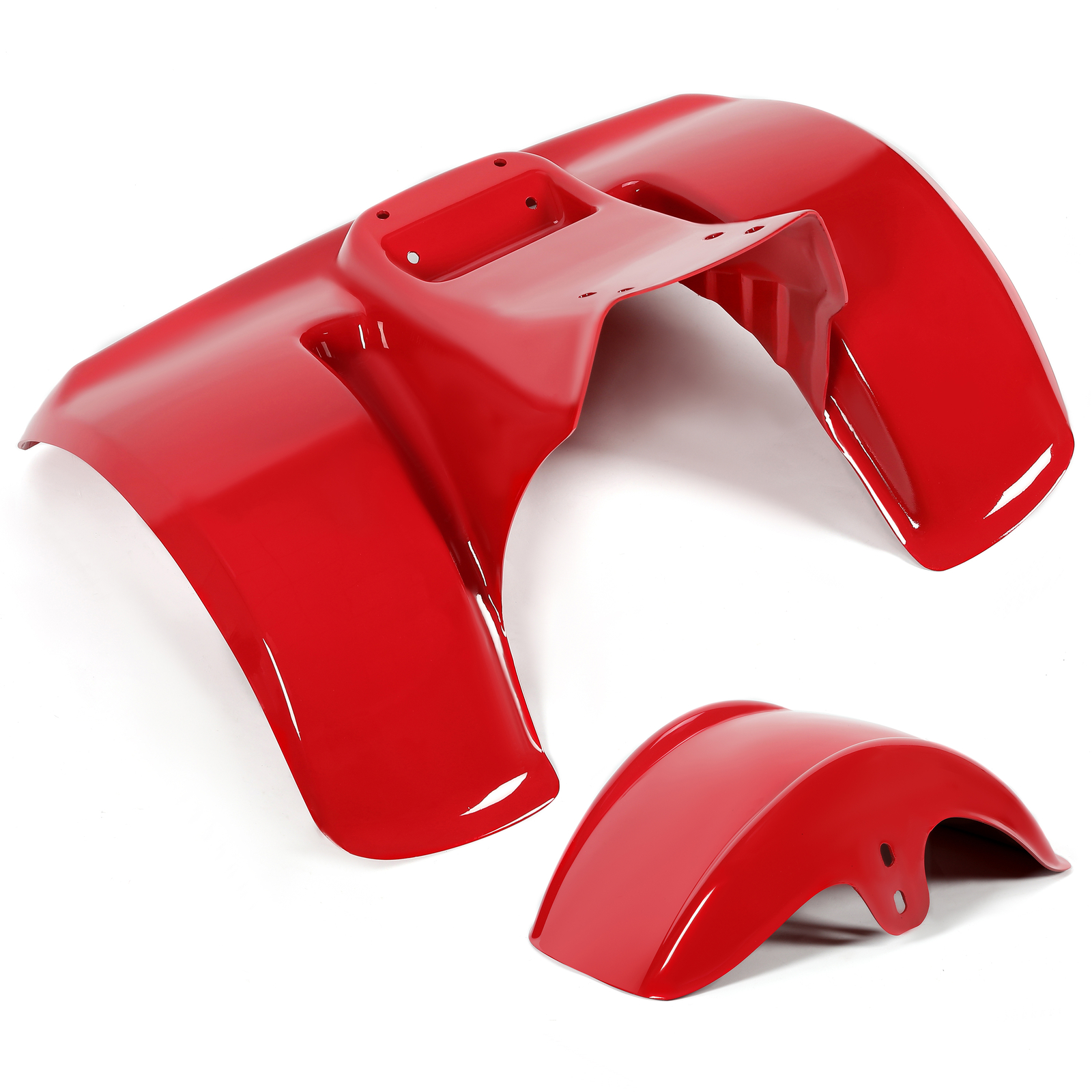 For Honda ATC70 1978-1985 Front and Rear Fender Kit Red Plastic # 119982