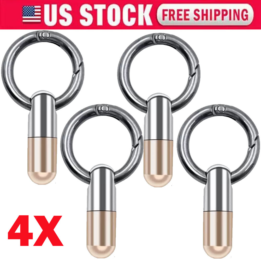 4pc Capsule Knife Microblade Key Micro Cutting Tool Mini Pill Keychain Knife