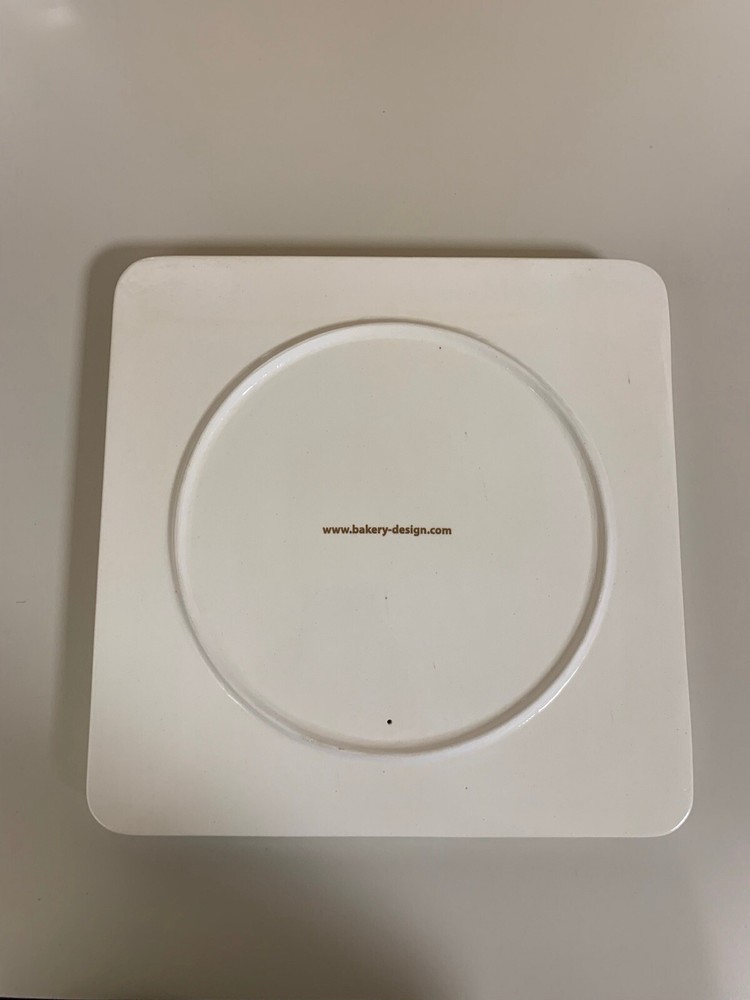 New Square Ceramic Matzah Plate