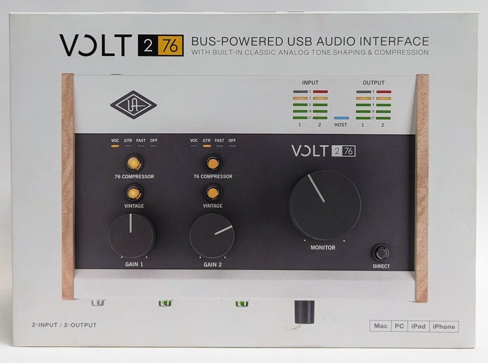Universal Audio Volt 276 USB-C Audio Interface with Built-In Compressor