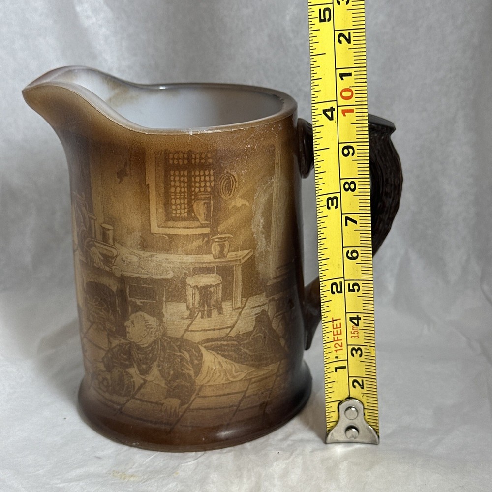 Brown antique glass Pitcher
