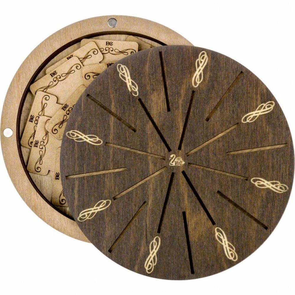 Plywood Needlework Box + 18 spools Needlework Organizer Thread/Floss organizer