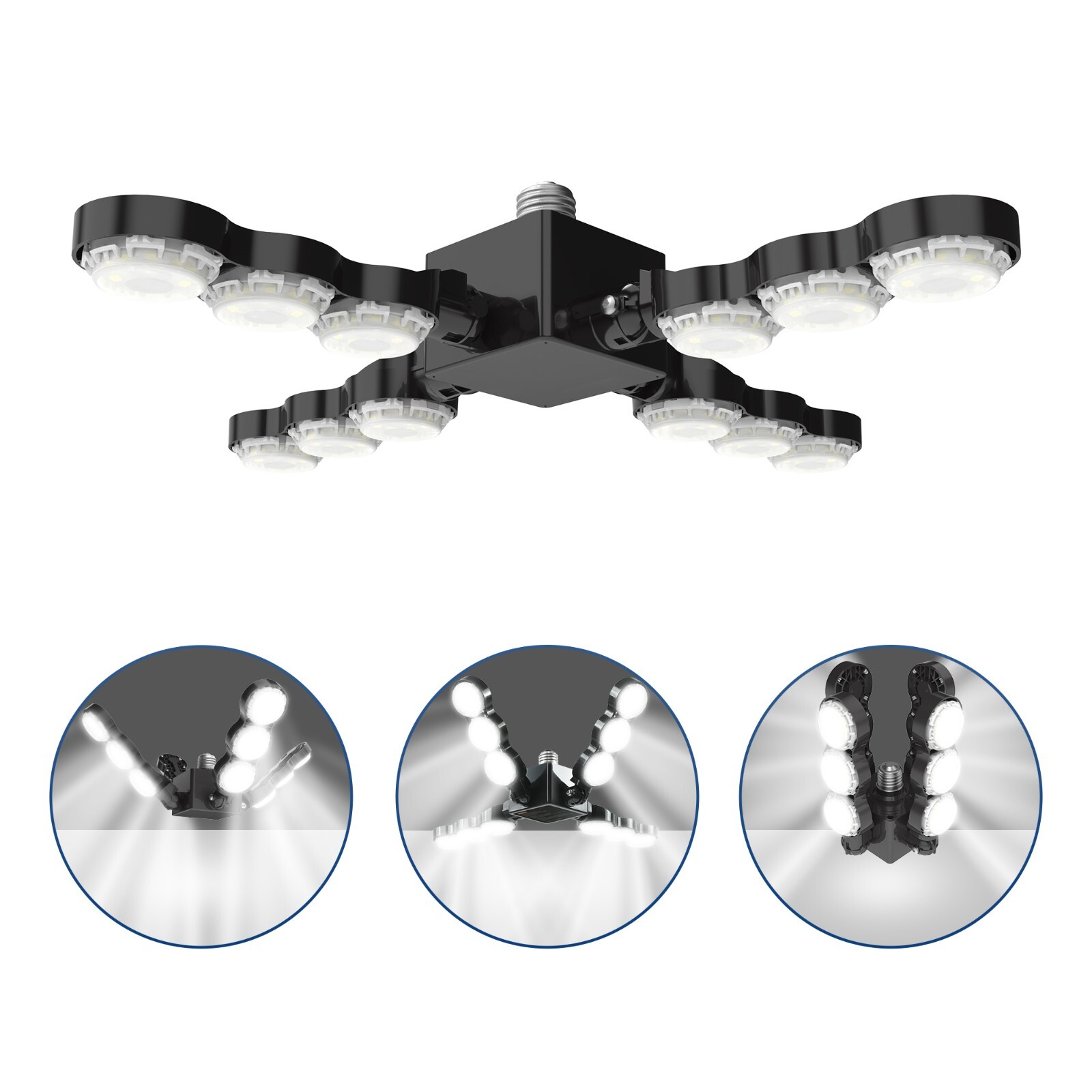 400W Super Bright Warehouse LED High Bay Lights Factory Shop Ceiling Light Lamp