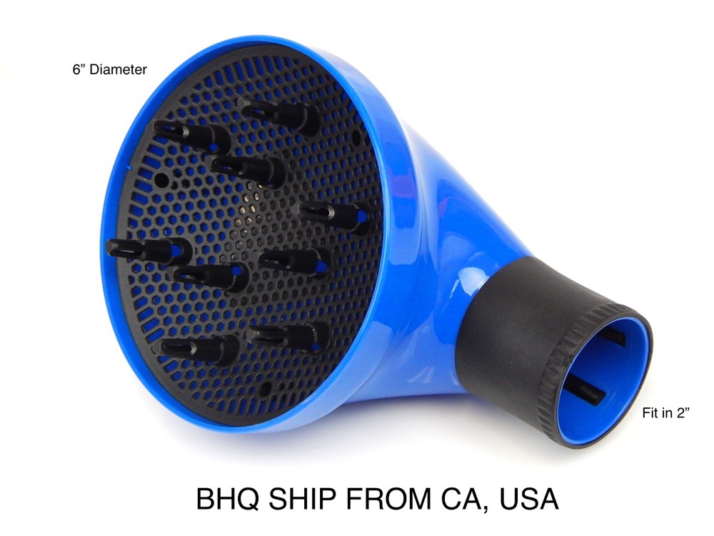 Professional 360 Degrees Rotating Diffuser/Volumizer Blue