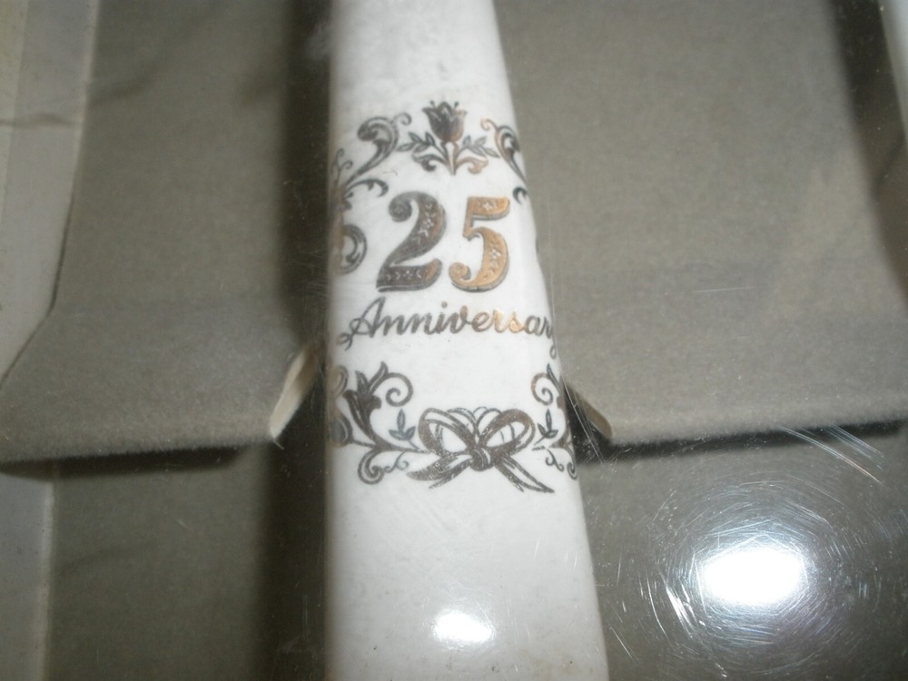 25th Anniversary Cake Knife & Server EUC in Box (SU62)