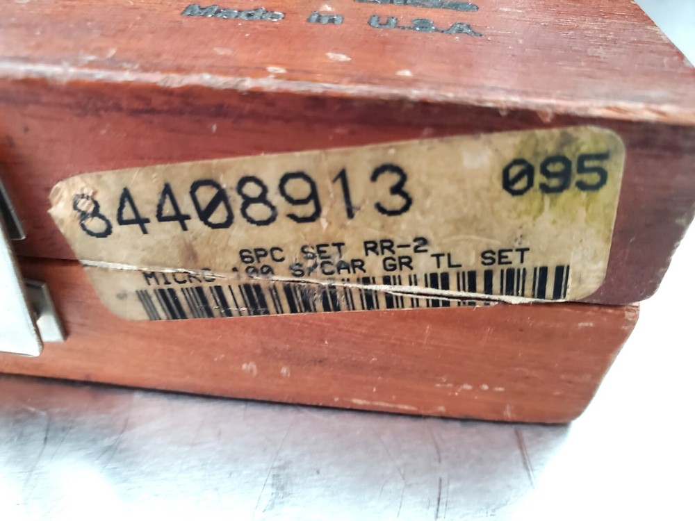 Micro 100 Grooving Tool Set RR-2 Retaining Ring Super Carbide Excellent Cond.