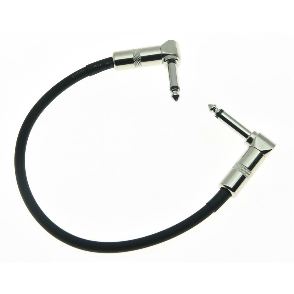 Right Angle 30cm Guitar Effect Pedal Cable Effects Patch Cord Pedal Cable E