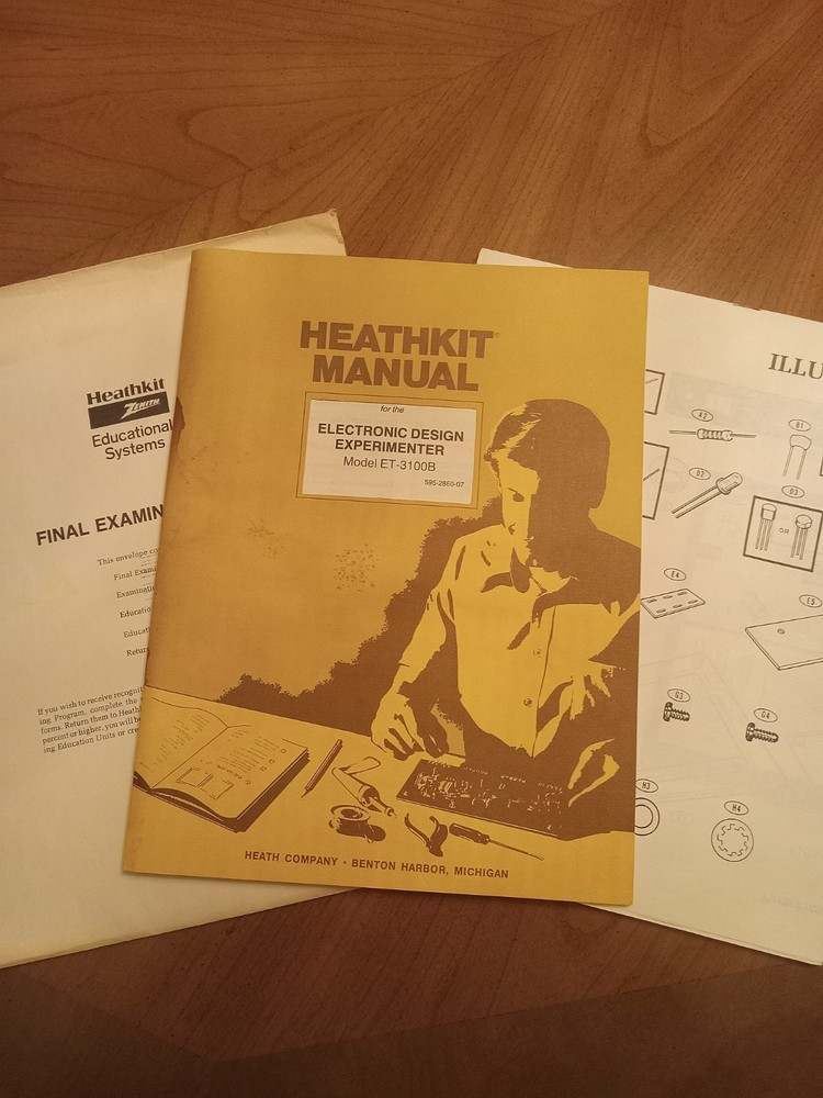 HEATHKIT ELECTRONIC DESIGN EXPERIMENTER MODEL ET-3100B/NEW