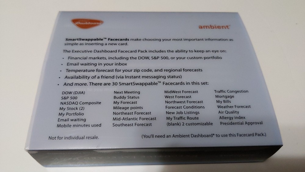 Office Dashboard Executive Desktop Ambient Devices 9732D