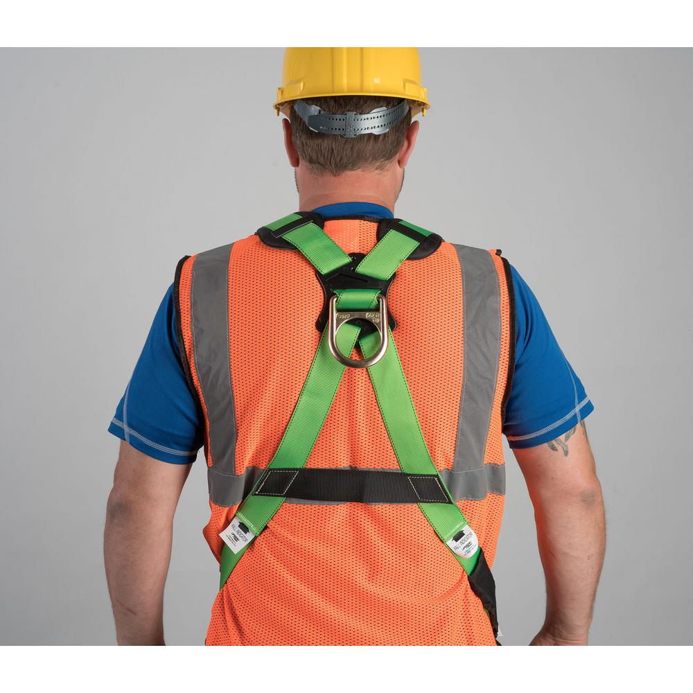 Complete Fall Protection Roofing Safety System Compliance Kit Harness Reusable