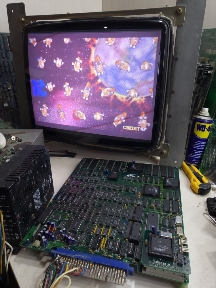 ZERO POİNT ARCADE PCB JAMMA TESTED WORKING