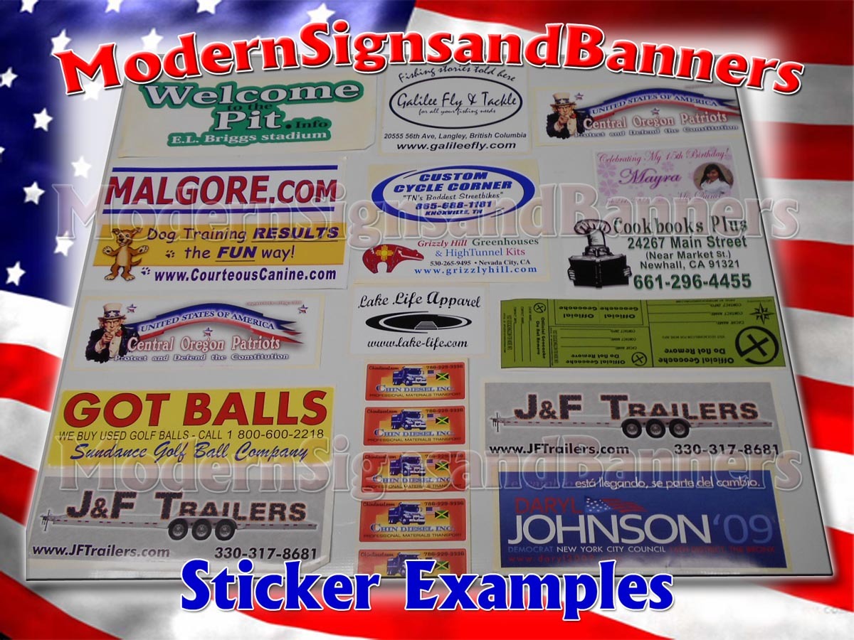 250 5x5 Custom Printed Full Color Outdoor Vinyl Car Bumper Sticker Decal Die Cut