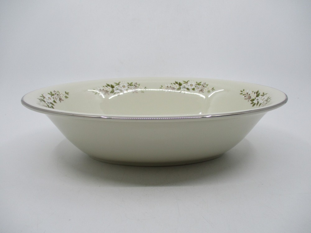 EDGERTON SPRING RHAPSODY OVAL VEGETABLE / SERVING BOWL-  9 3/8"  1207E