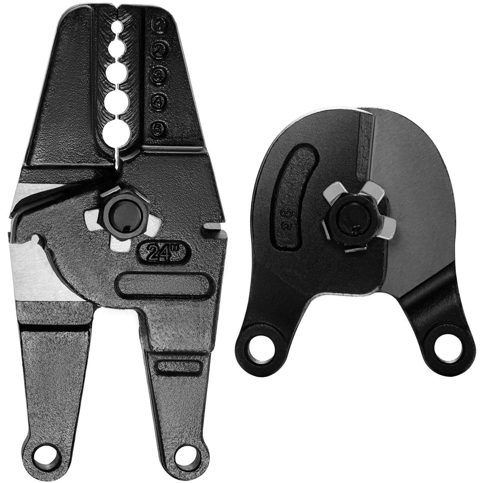 VEVOR Bench Swager Tool Wire Rope Swaging Tool w/Crimper Cable Bolt Cutter Head