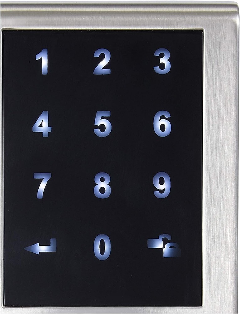 Amazon Basics Grade 3 Electronic Touchscreen Deadbolt Door Keypad Lock W/ Handle