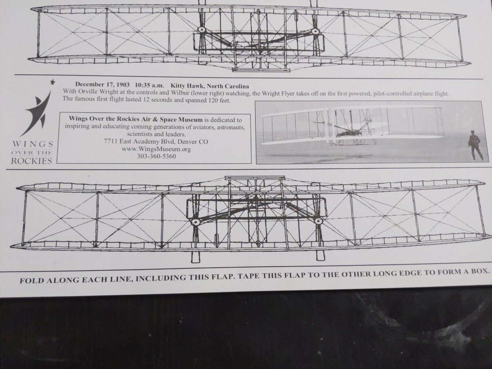 1903 Wright Flyer Brochure