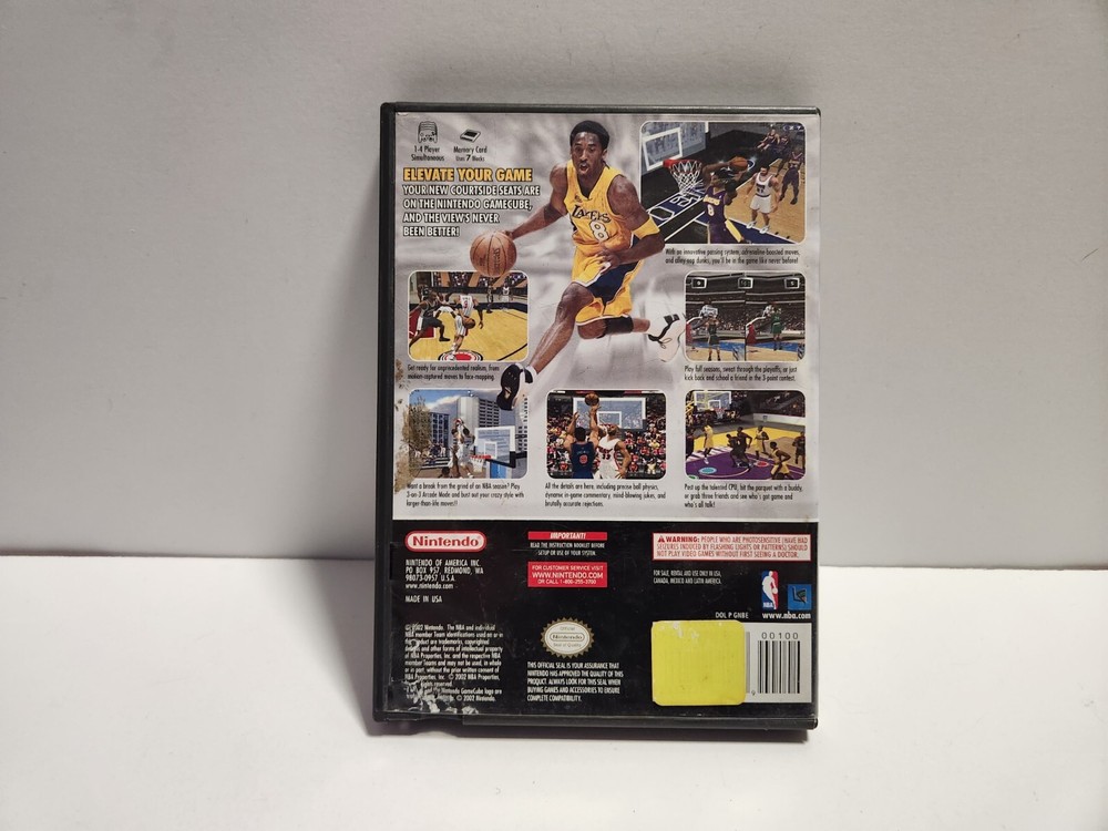 NBA Courtside 2002 (Nintendo GameCube) Original Case Only