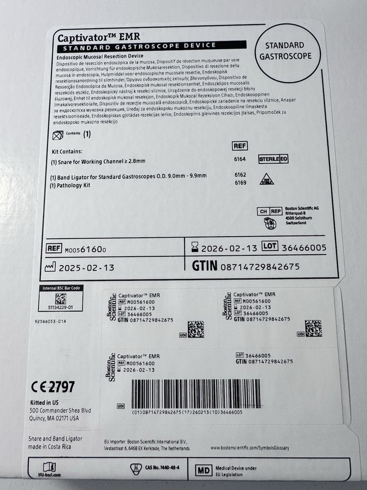 BS Boston Scientific Standard Gastroscope REF# M00561600