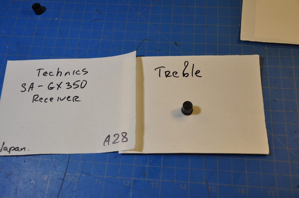 Technics SA-GX350 Receiver Replacement Parts Treble Control Knob