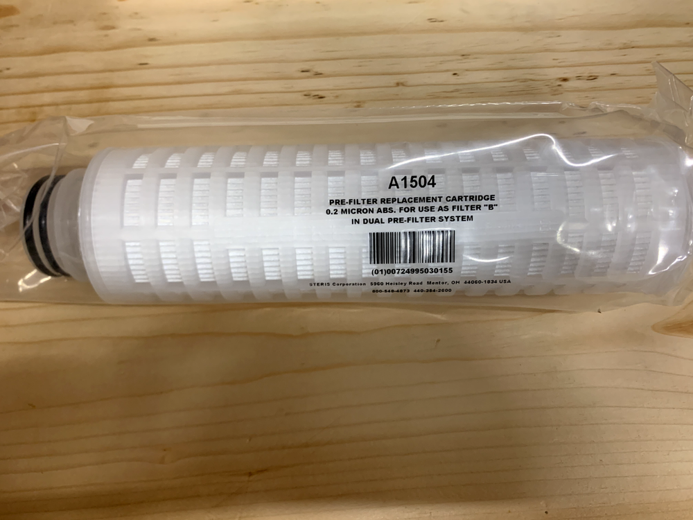 STERIS PREFILTER REPLACEMENT CARTRIDGE 0.2 MICRON ABS FILTER A1504