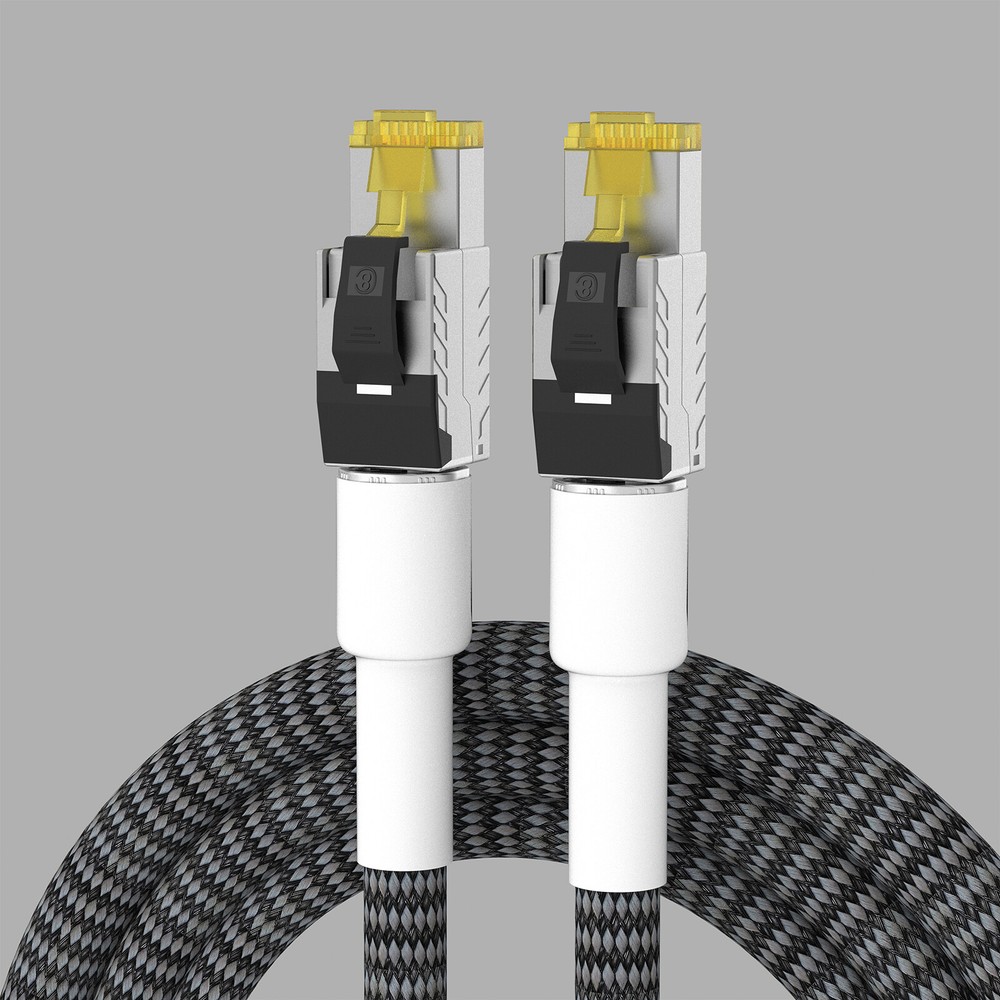 OFC Copper Ethernet Cable Cat8 Speed Lan Cable CAT8 RJ45 Network Patch Cable