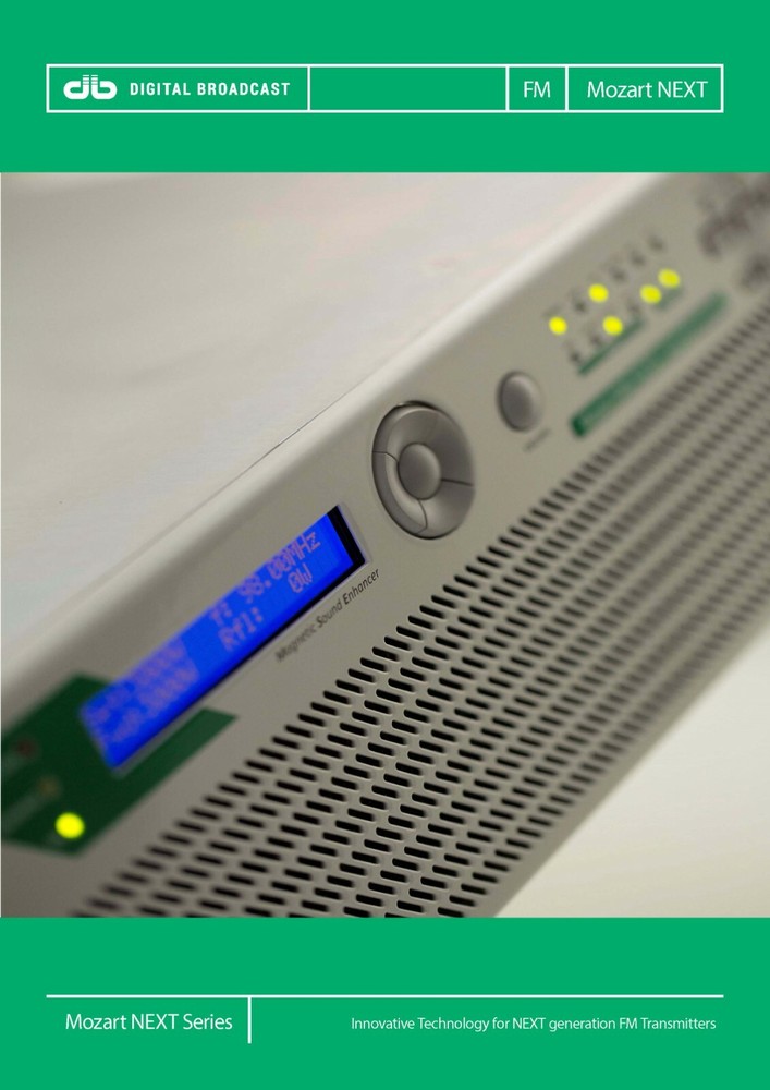 Broadcast Prof. DB Digital Broadcast FM Transmitter 2000w Wide Band 88 108 Mhz