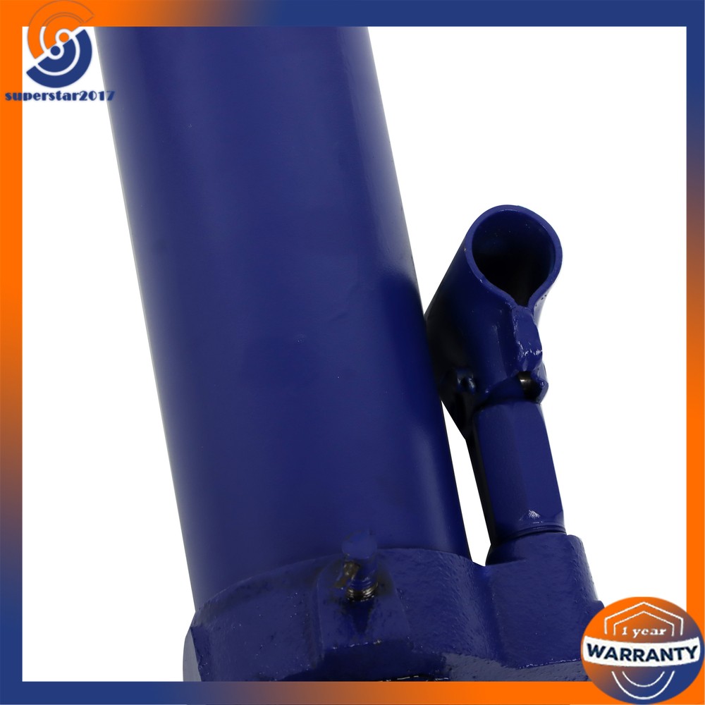 Long Ram Hydraulic Single Piston Jack 8 Ton Replace Engine Crane Hoist Cylinder