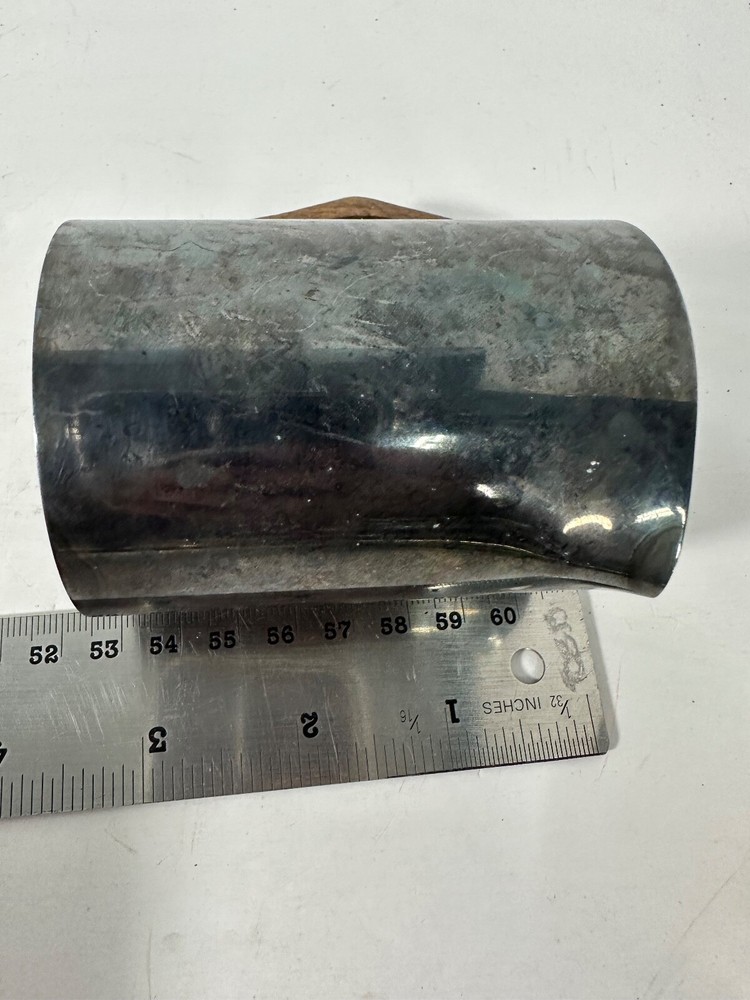 Vtg Creamer Danish Modern Silverplate Teak Wood Mid Century Modern Signed B B