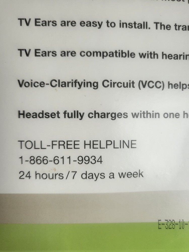 As Seen On TV Noise Reduction Headset