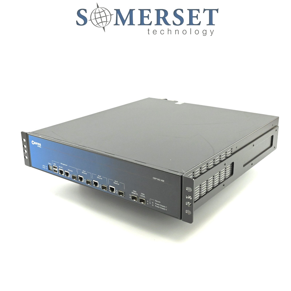 Certes CEP10G VSE 10Gb Ethernet Encryptor Variable Speed Encryption Network VPN