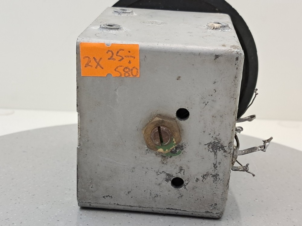 Variable capacitor 2 x 25-:-580 pF - Two-section capacitor - used - HAM Radio
