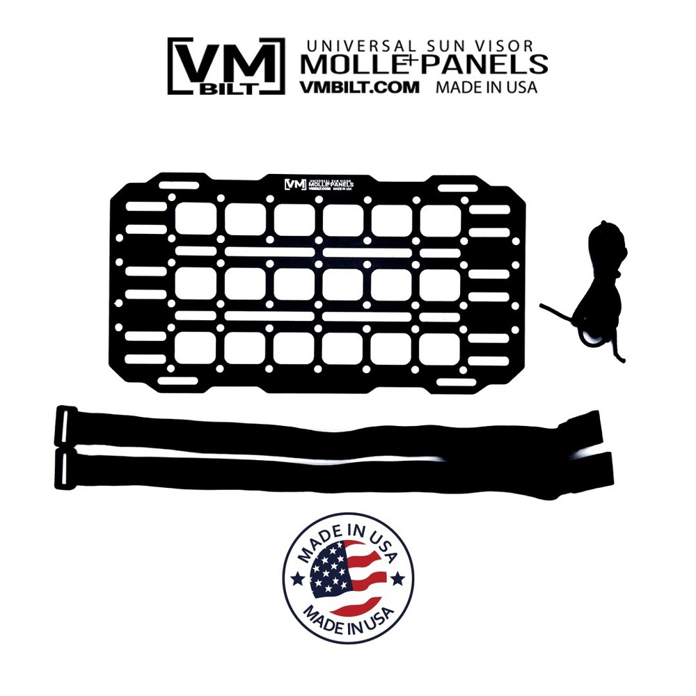 VM BILT MOLLE TACTICAL PANEL SUN VISOR UNIVERSAL