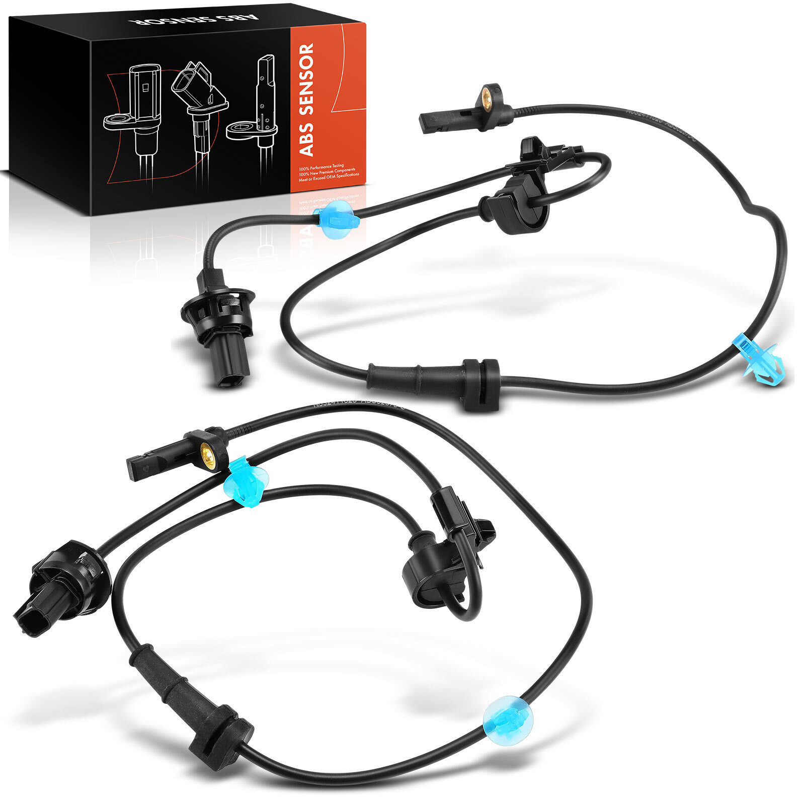 2x Front LH & RH ABS Wheel Speed Sensor for Honda Passport 19-20 Pilot Acura MDX