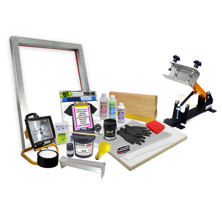 DIY Shocker© 101 Press Screen Printing Starter Beginner Kit - 11-4