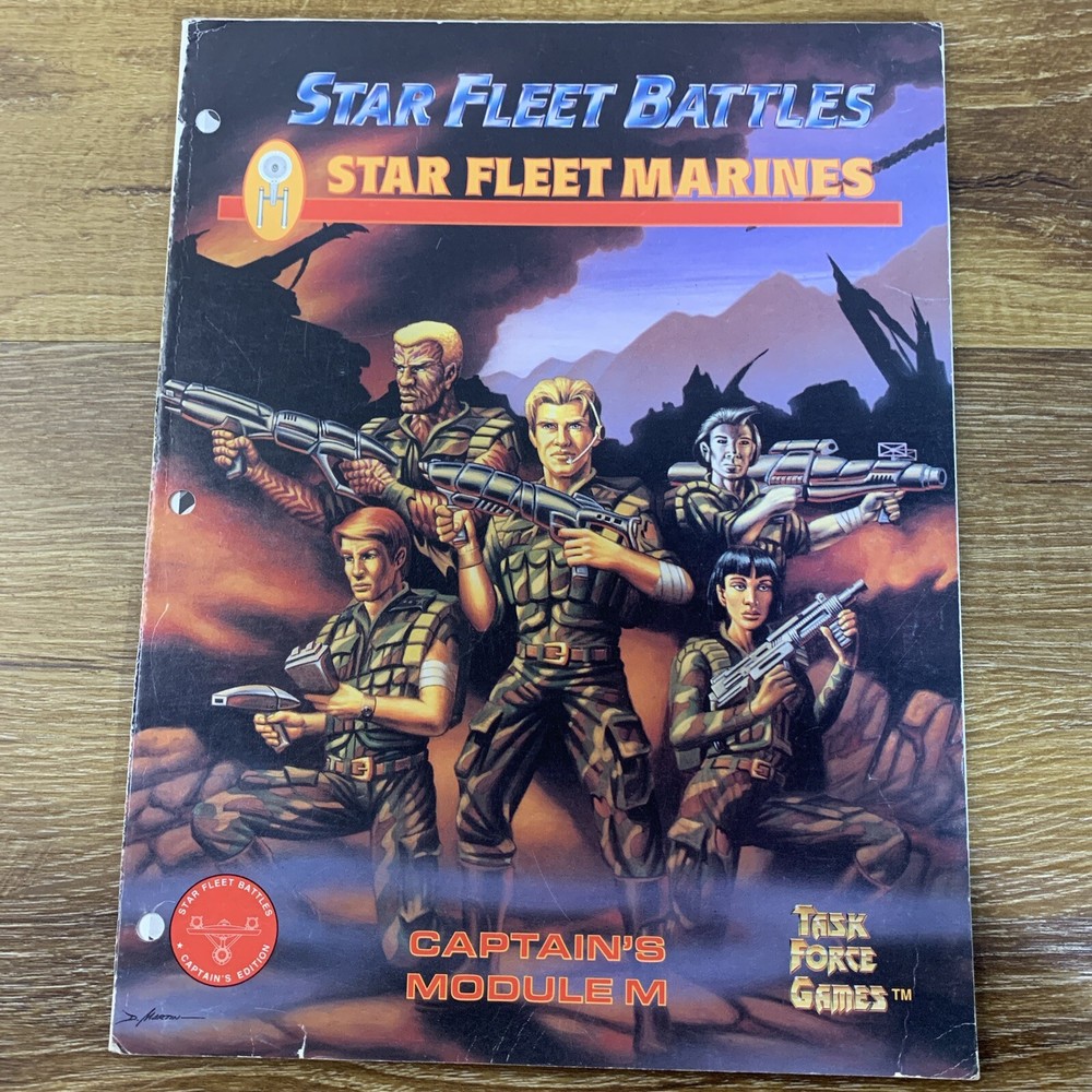 Task Force Games Star Fleet Battles Marines Captain's Module M 1992 Damage