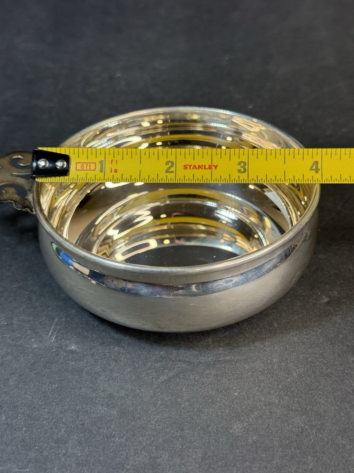 Vintage Empire Sterling Silver 76 Porringer-Plain 62g